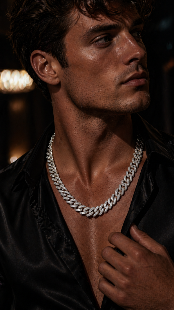 LUCIANO CHAIN SILVER — The dimensions