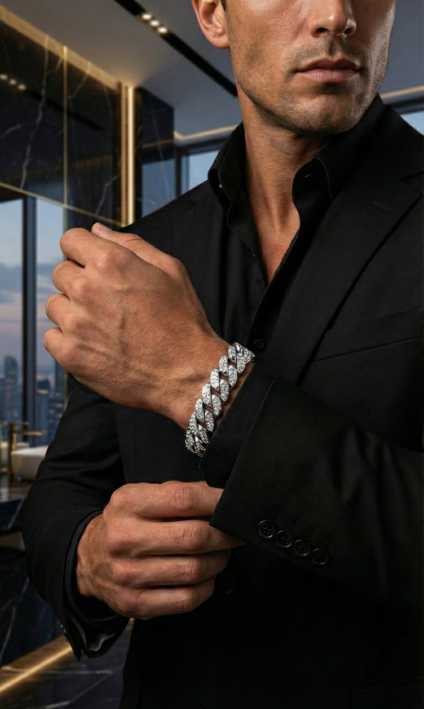 LORENZO BRACELET SILVER — Material