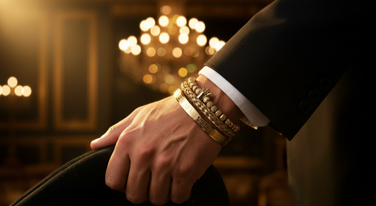 ROYAL JEWEL BRACELET SET- GOLD