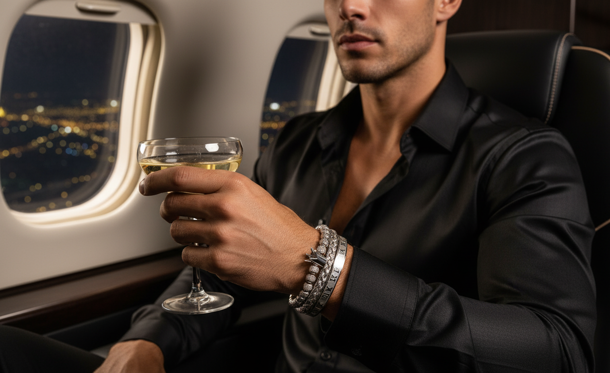 ROYAL JEWEL BRACELET SET- SILVER