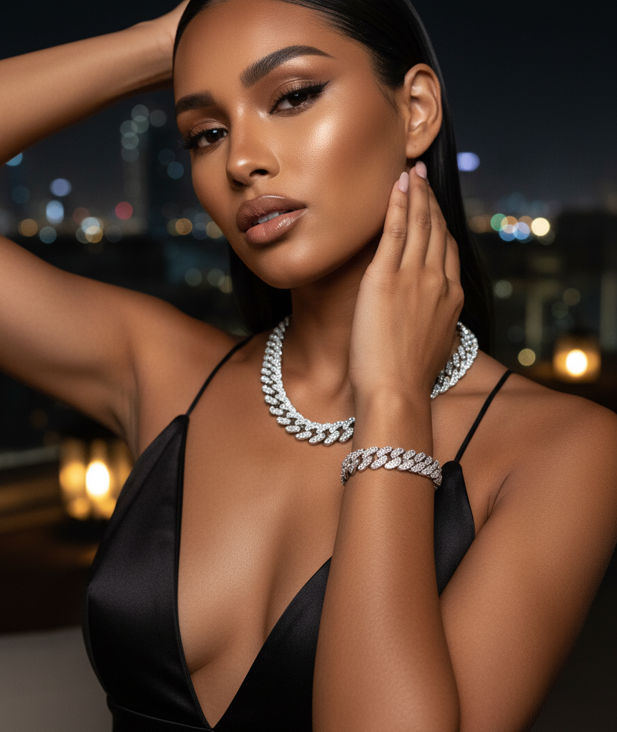LORENZO SET- SILVER