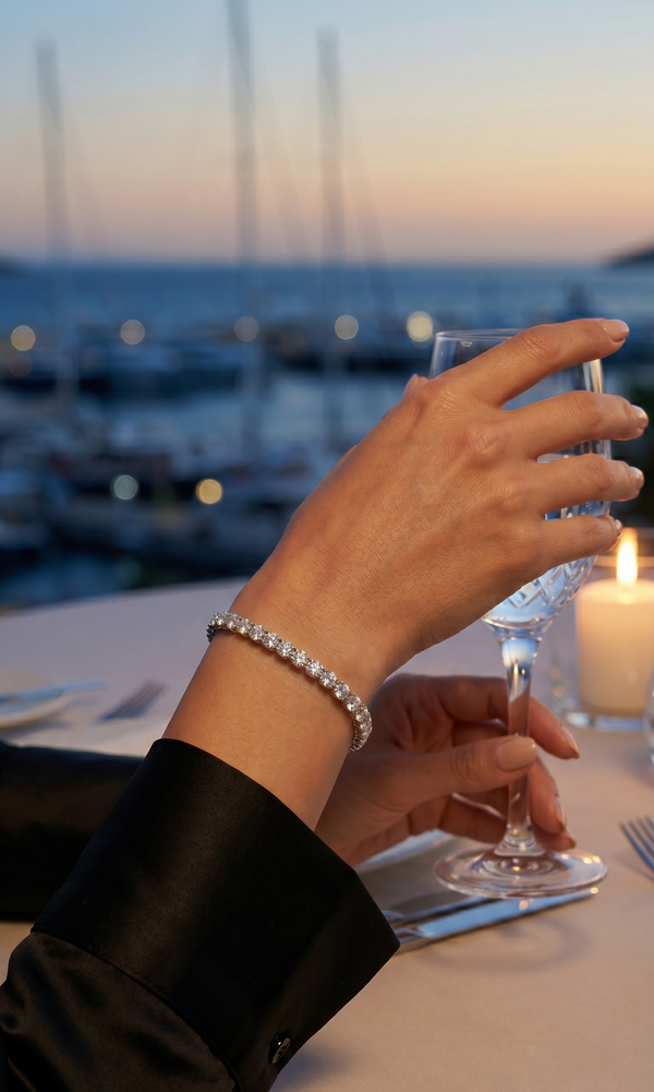 EMPYREAN BRACELET SILVER — The stones