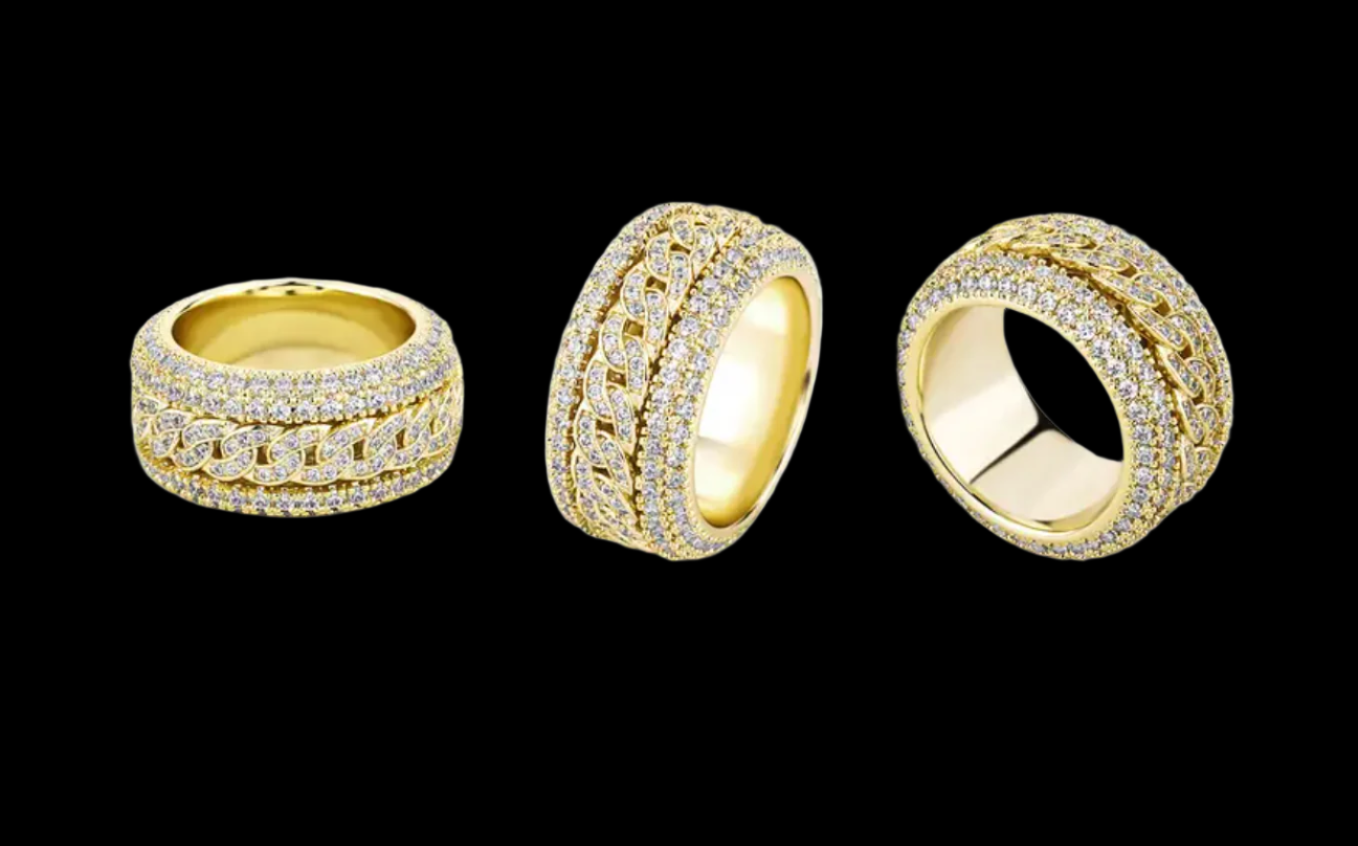 ENZO RING- GOLD - The Flaire