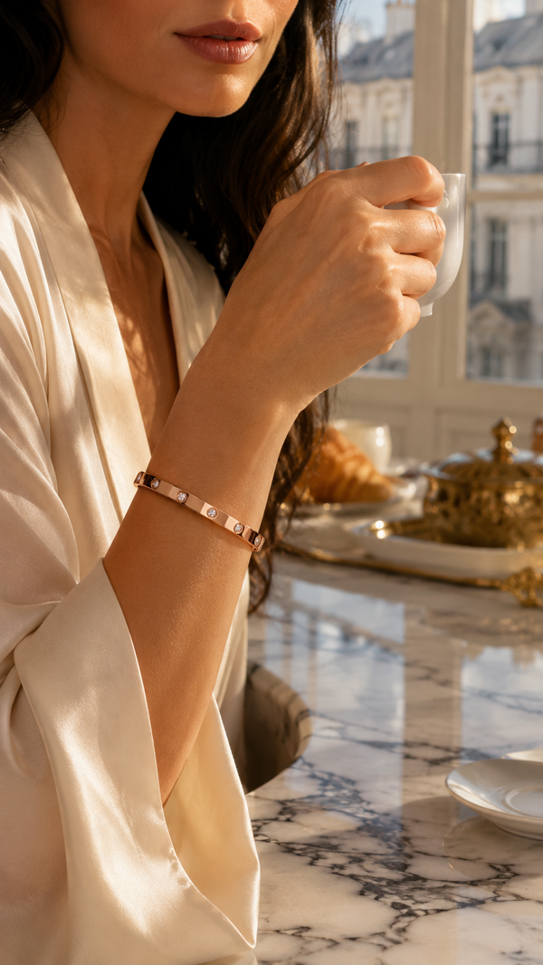 AMORÉ BRACELET ROSE GOLD — Material