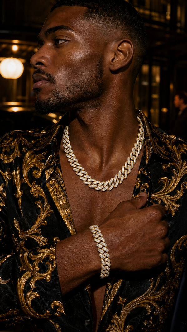 LUCIANO SET GOLD — The dimensions