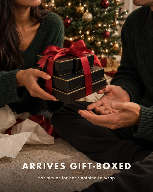 Ember Four-Piece Gift Box Silver: the hand-over
