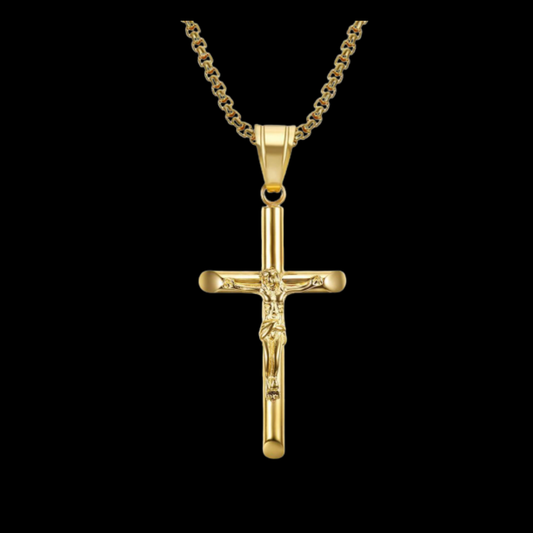 18K gold-plated Lucius pendant by The Flaire