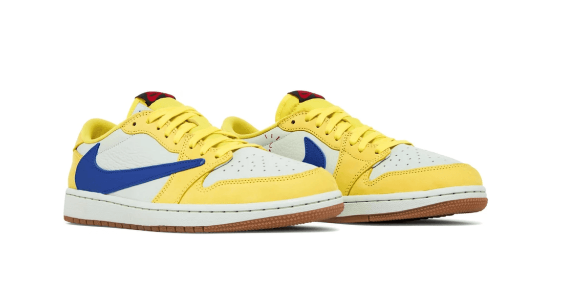 A Closer Look at the Air Jordan 1 Canary Travis Scott - The Flaire