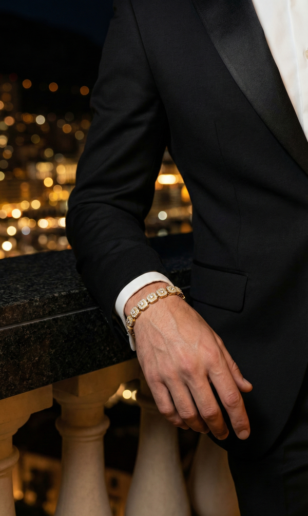 CALIXTE BRACELET GOLD — The stones