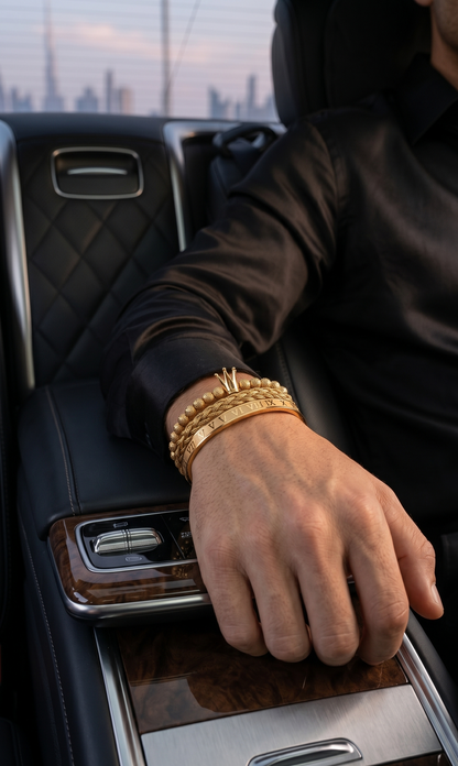ROYAL JEWEL BRACELET SET GOLD