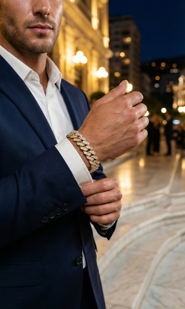 LUCIANO BRACELET GOLD — Material