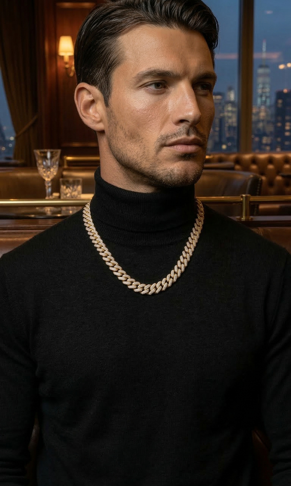 LUCIANO CHAIN GOLD — The dimensions