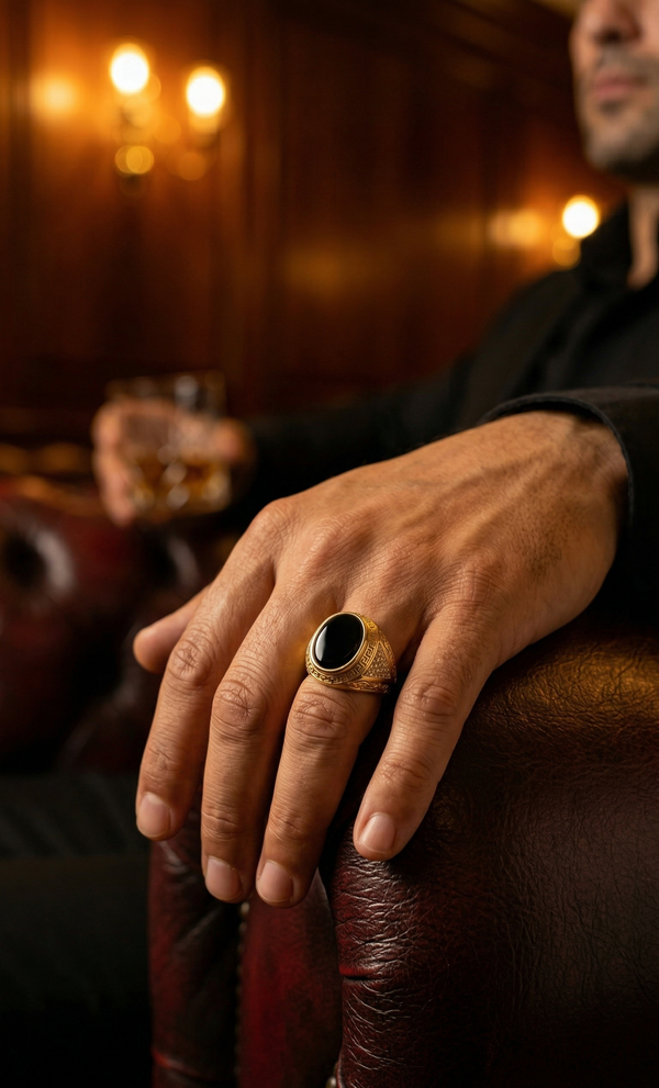 NERO RING — On skin