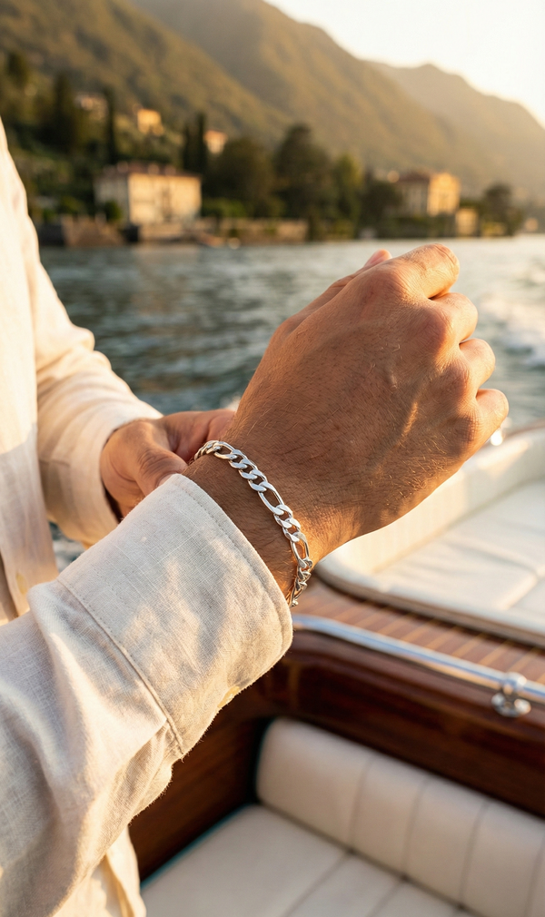 FIGARO BRACELET SILVER — Material