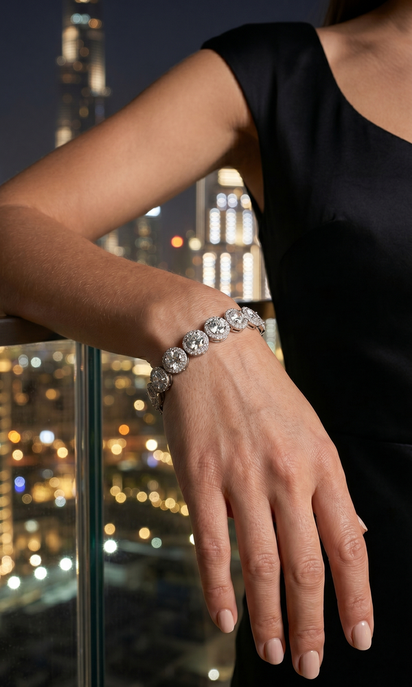 RILEY BRACELET SILVER — Material