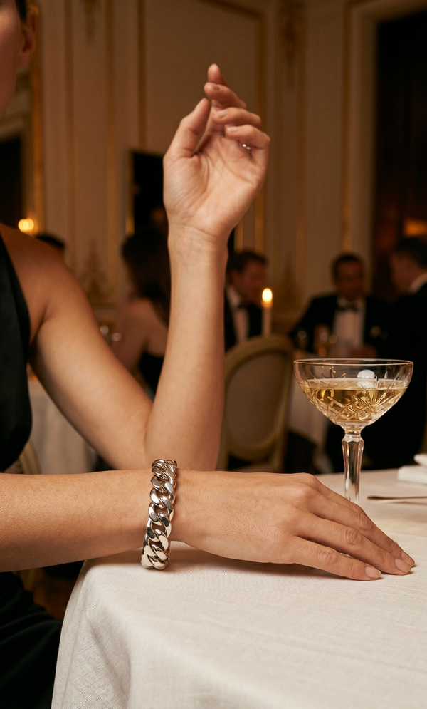 LUXOR BRACELET SILVER — Sizing