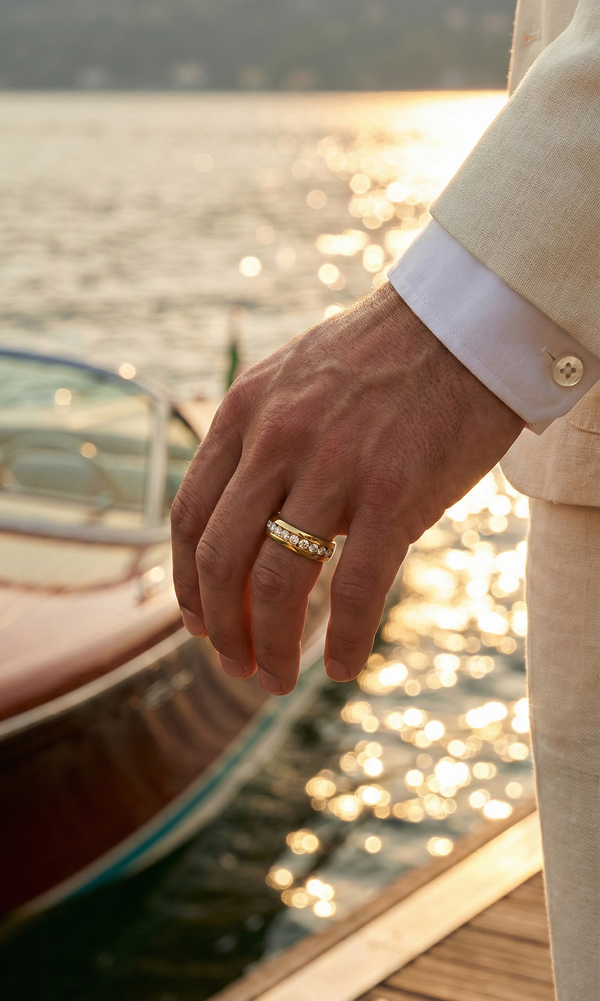 RIVERA RING  GOLD — The stones