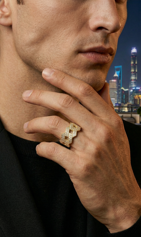 ELARA RING GOLD — The dimensions