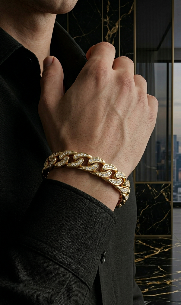 MASSIMO BRACELET GOLD — Material