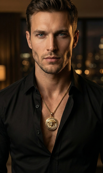 MEDUSA PENDANT- GOLD