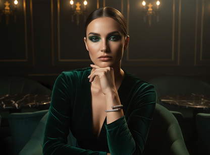 SOIRÉE BANGLE- SILVER