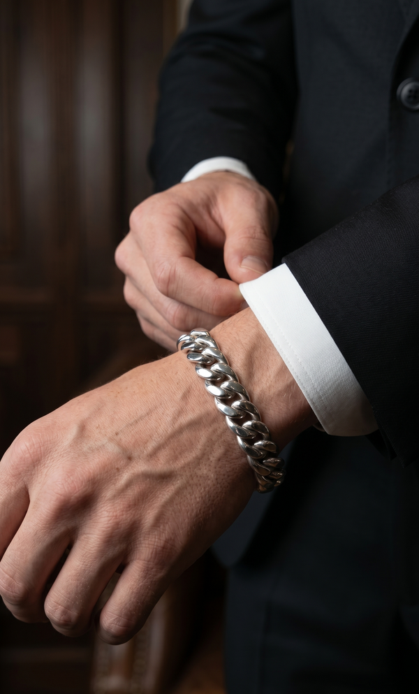 EMBER BRACELET SILVER — Material