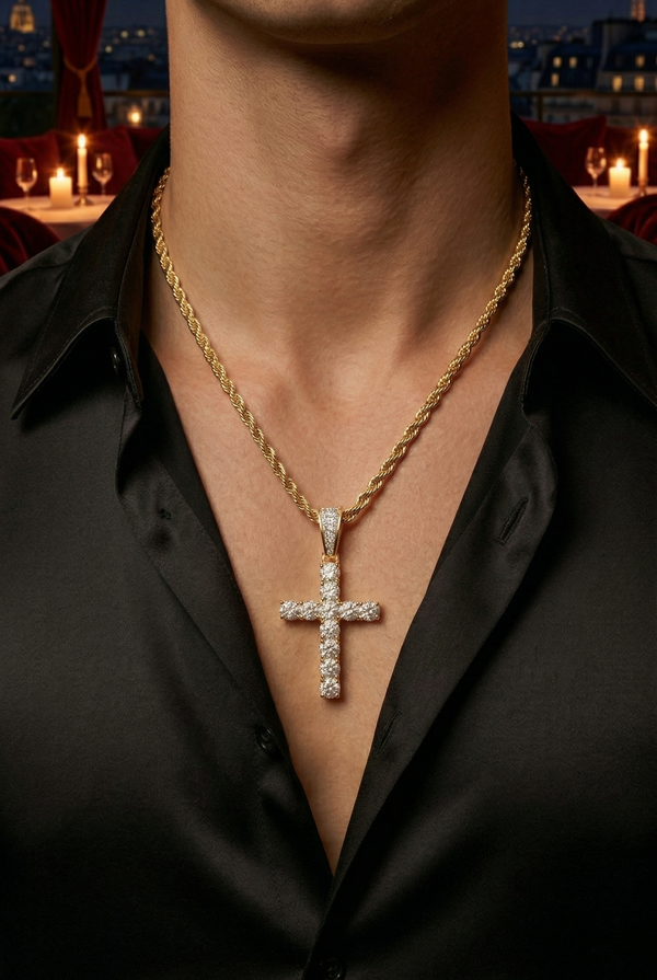 CASSIAN NECKLACE GOLD — Material