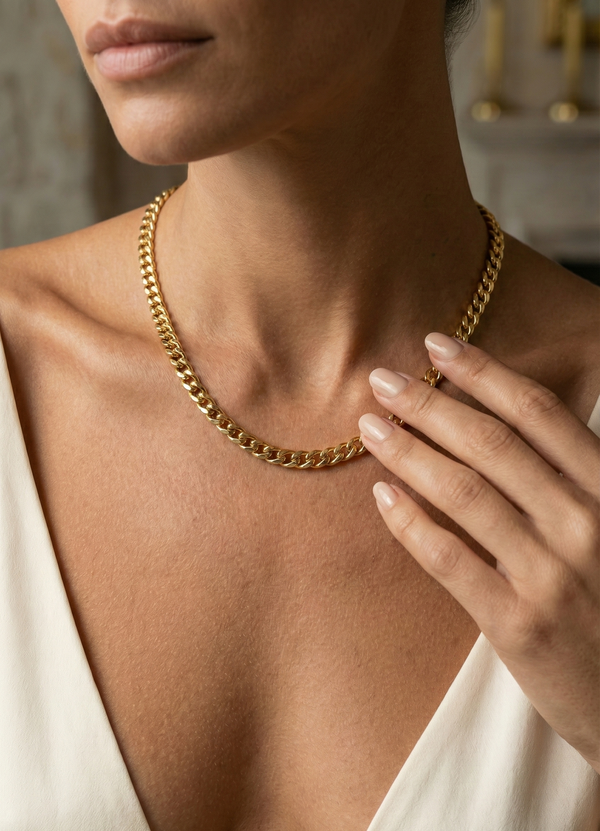 LUXOR CHAIN GOLD — The closure