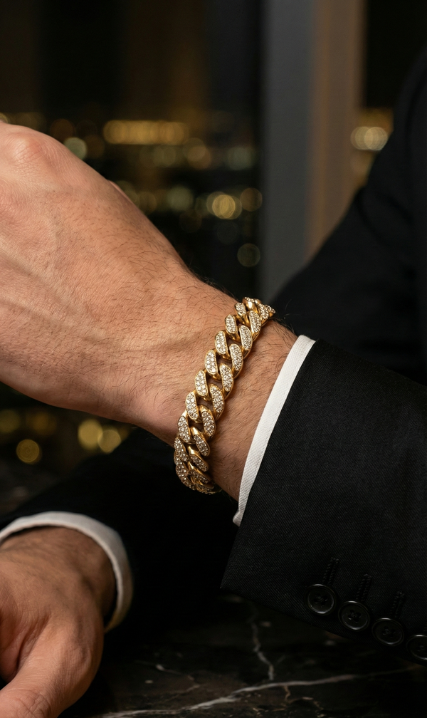LORENZO BRACELET GOLD — Material