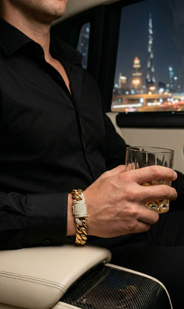 EMBER BRACELET GOLD — The stones