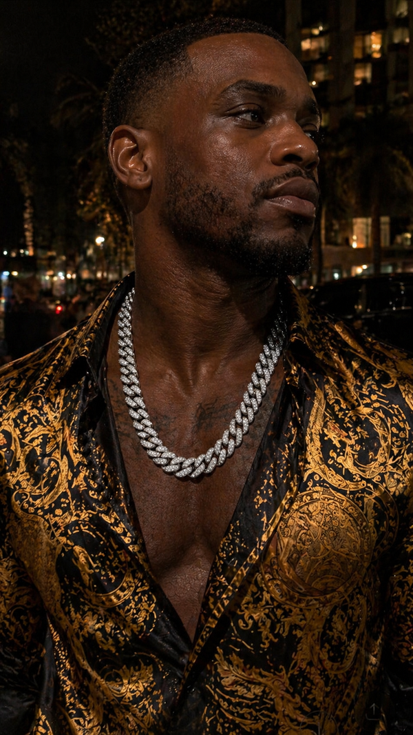 LORENZO CHAIN SILVER — The dimensions