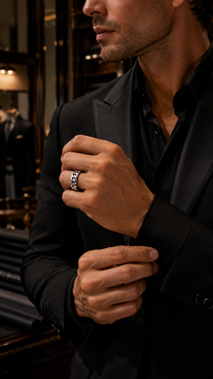 LUXOR RING SILVER