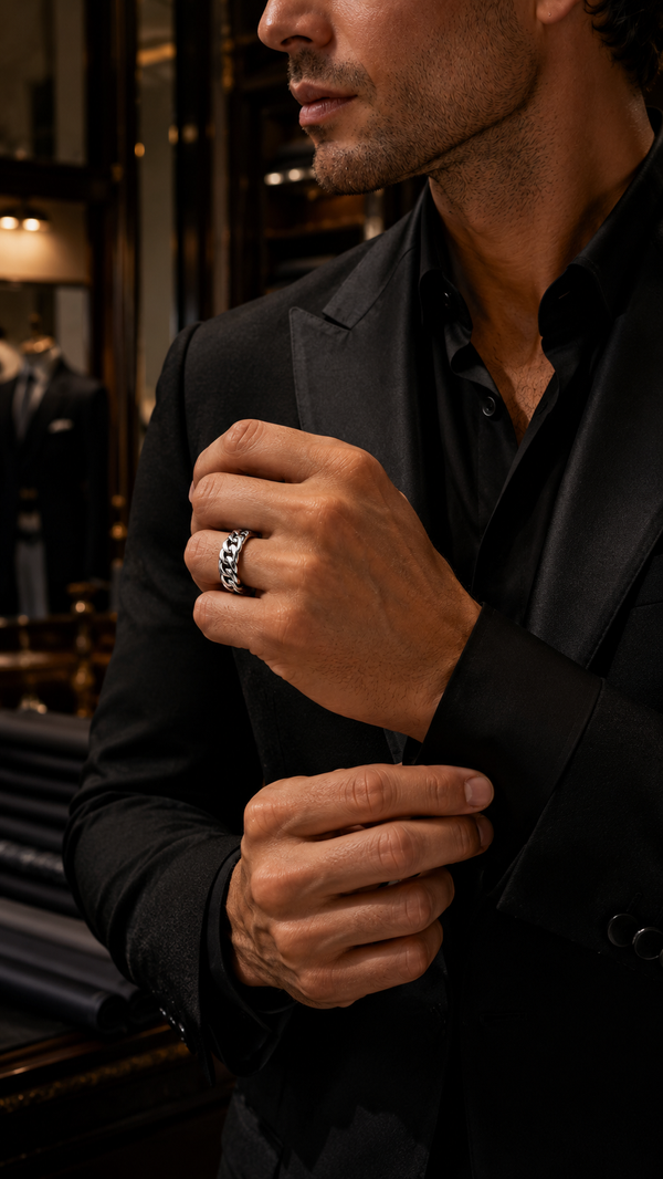 LUXOR RING SILVER — Material