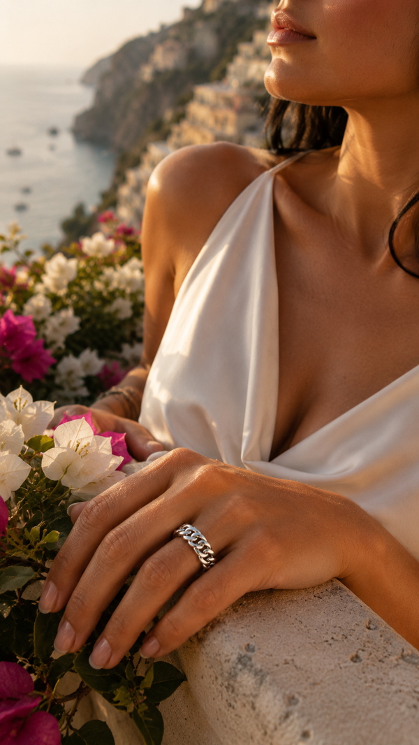 LUXOR RING SILVER — Sizing