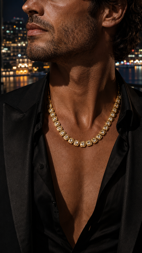 RAVINE NECKLACE GOLD — Material