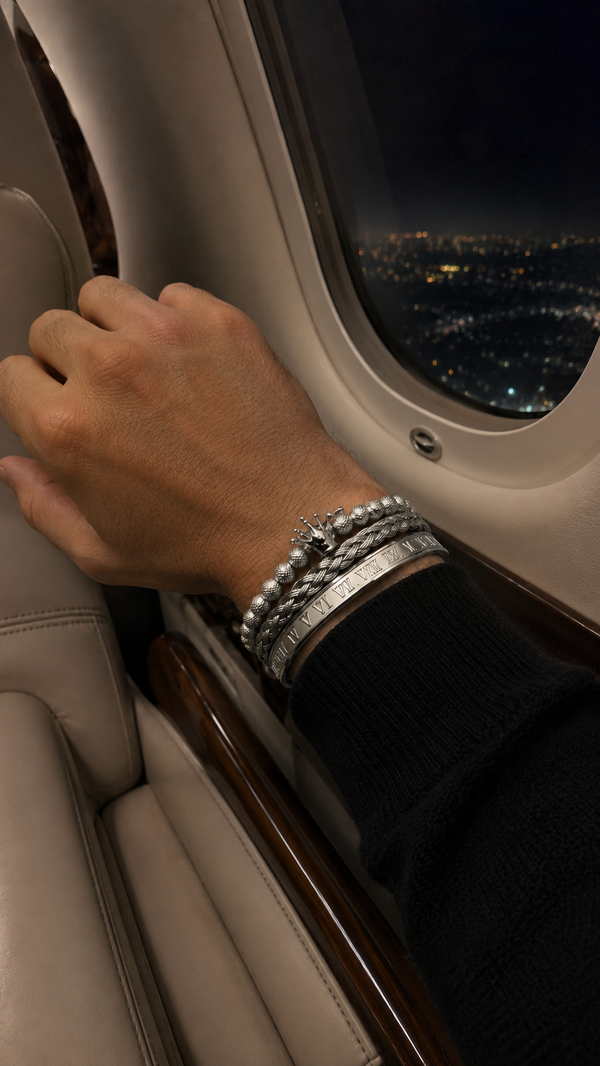 ROYAL JEWEL BRACELET SET SILVER — Everyday