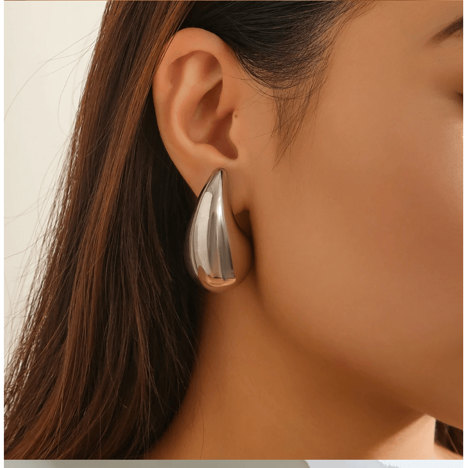 MARGELLA EARRINGS - SILVER - The Flaire