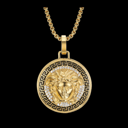 MEDUSA PENDANT- GOLD