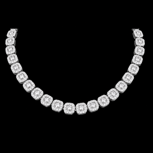CALIXTE NECKLACE SILVER — The design