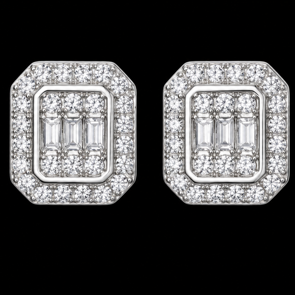 REGALE EARRINGS SILVER — The design