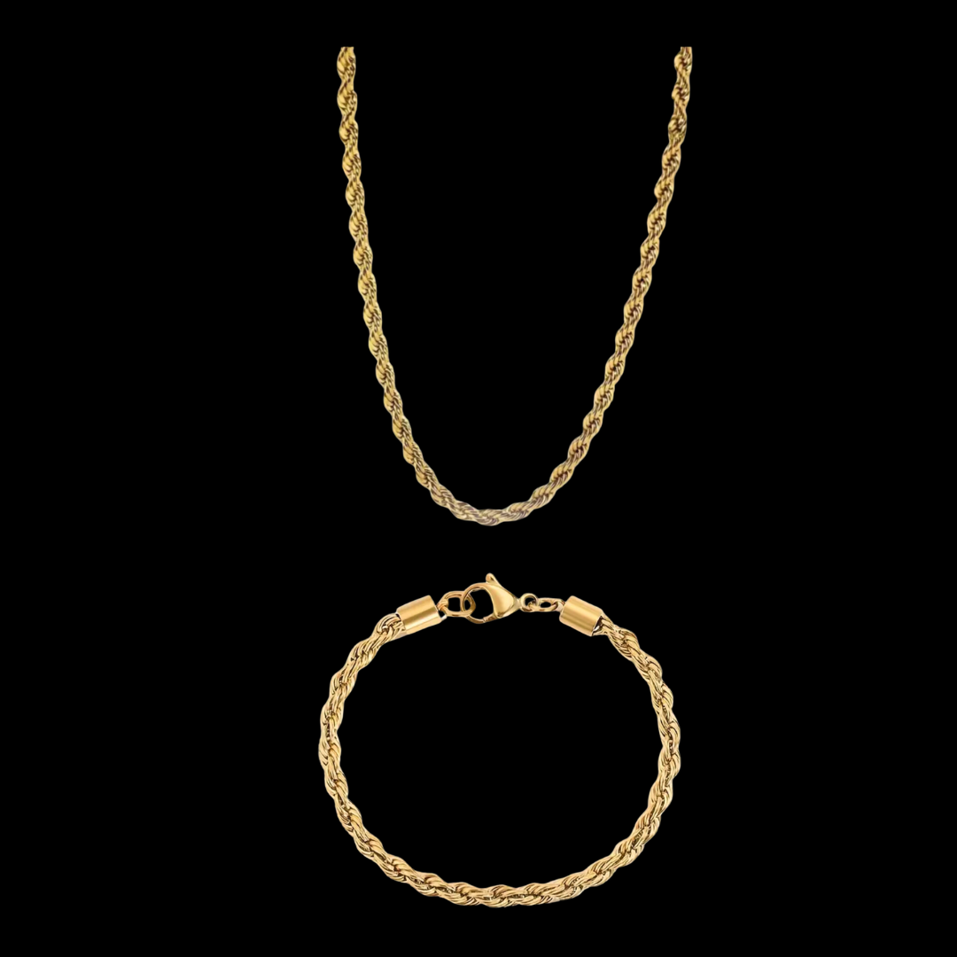 LUNA SET-GOLD - The Flaire