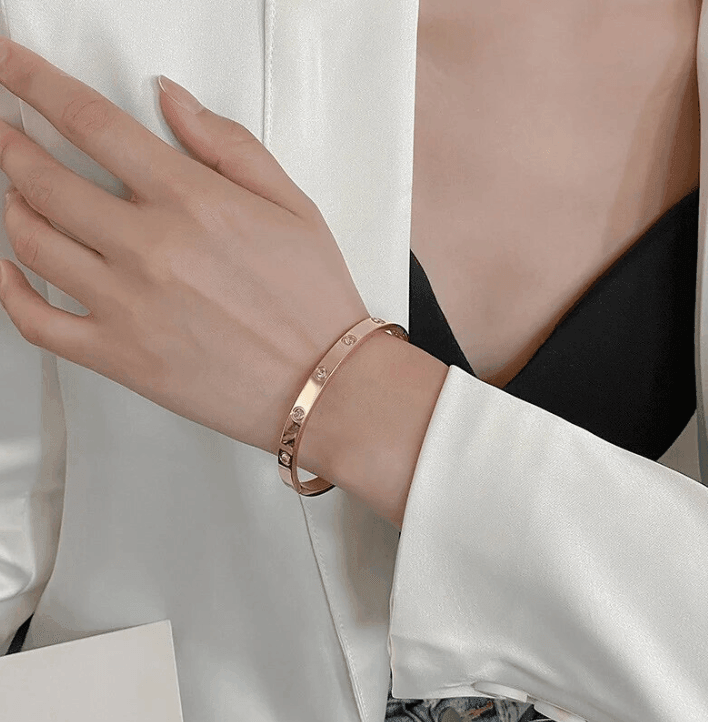 AMORÉ BRACELET- ROSE GOLD - The Flaire