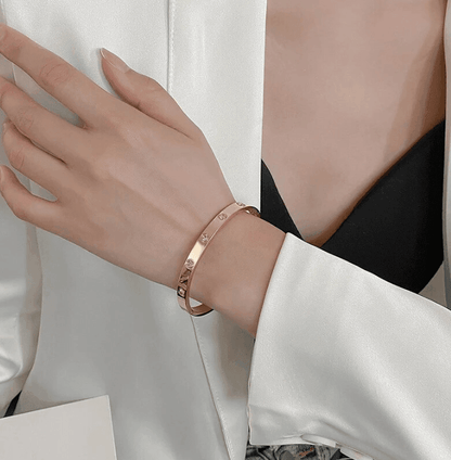 AMORÉ BRACELET- ROSE GOLD - The Flaire