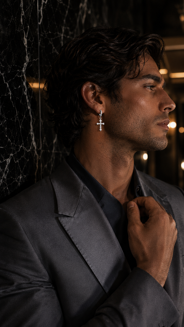 ASTORIA EARRINGS SILVER — Sizing