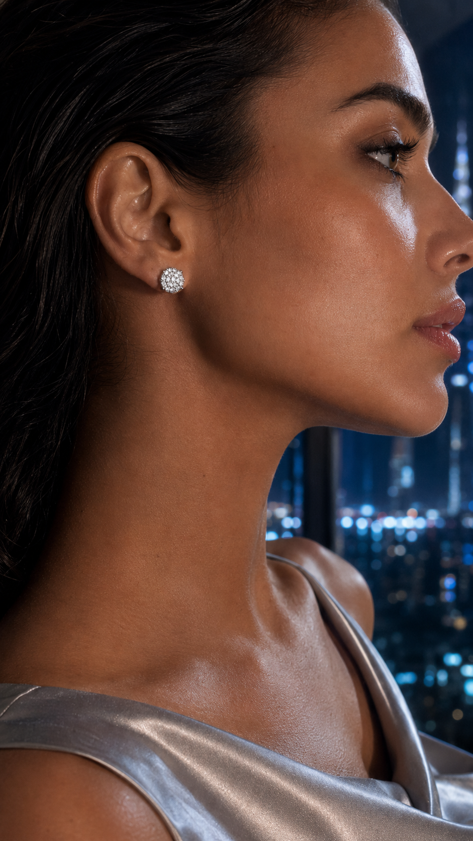 BELEZZA EARRINGS SILVER