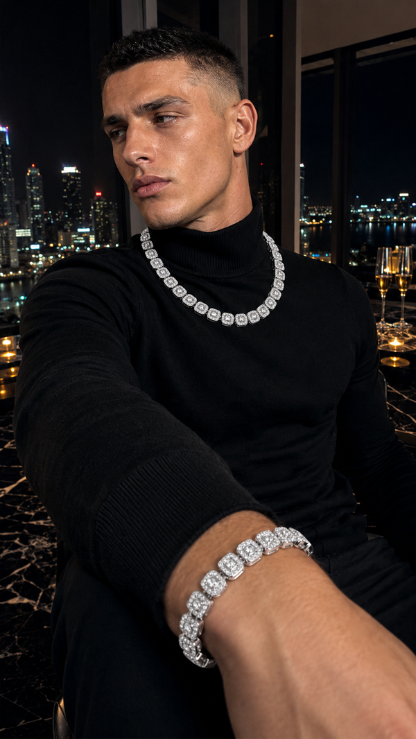 CALIXTE SET SILVER — Material