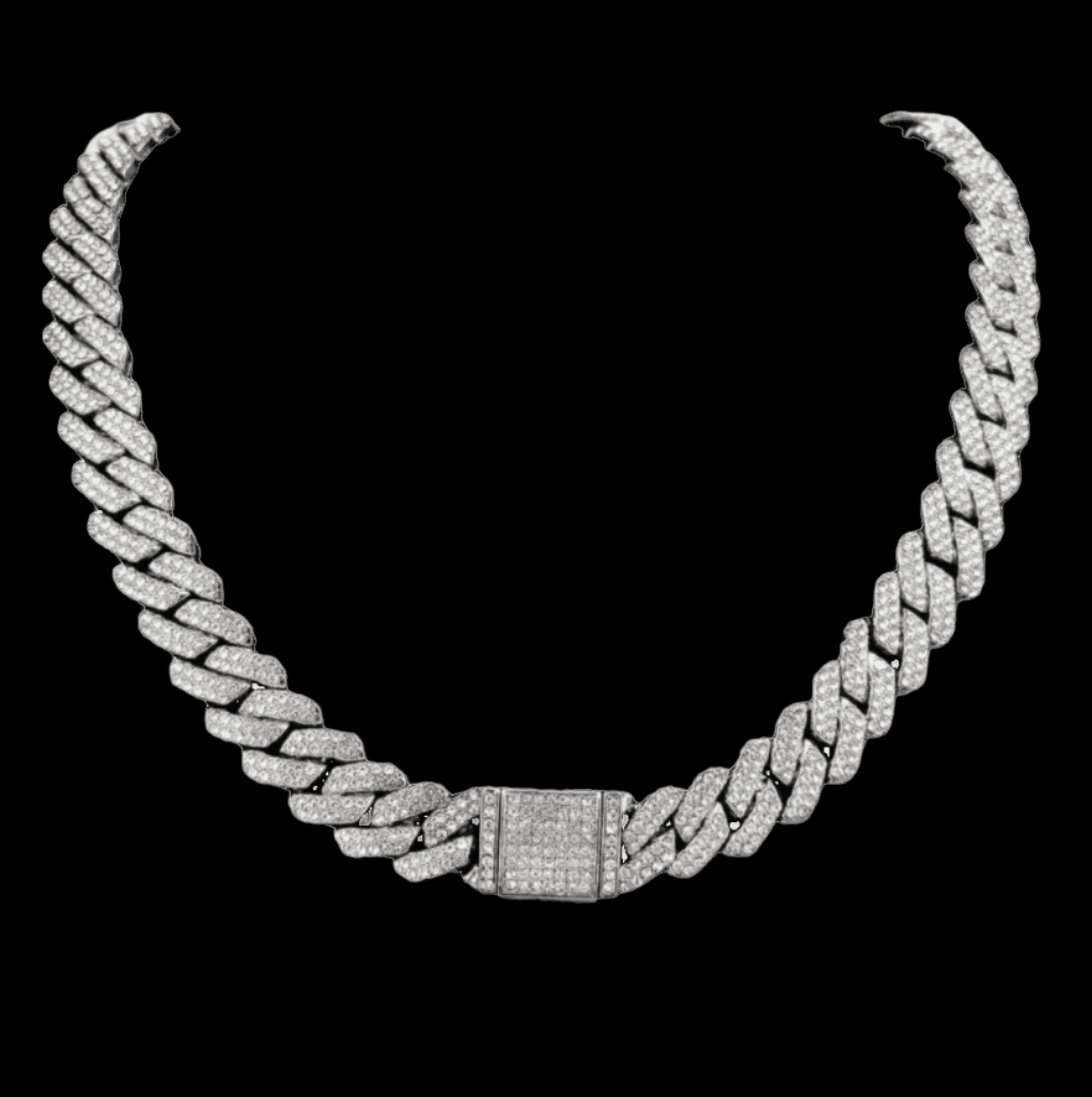 CUBAN LINK CHAIN- SILVER - The Flaire