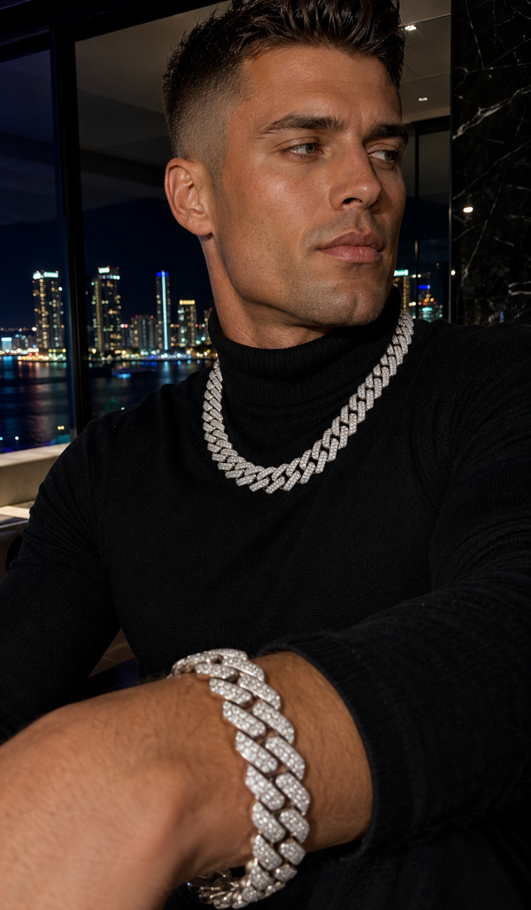 LUCIANO SET SILVER — The dimensions