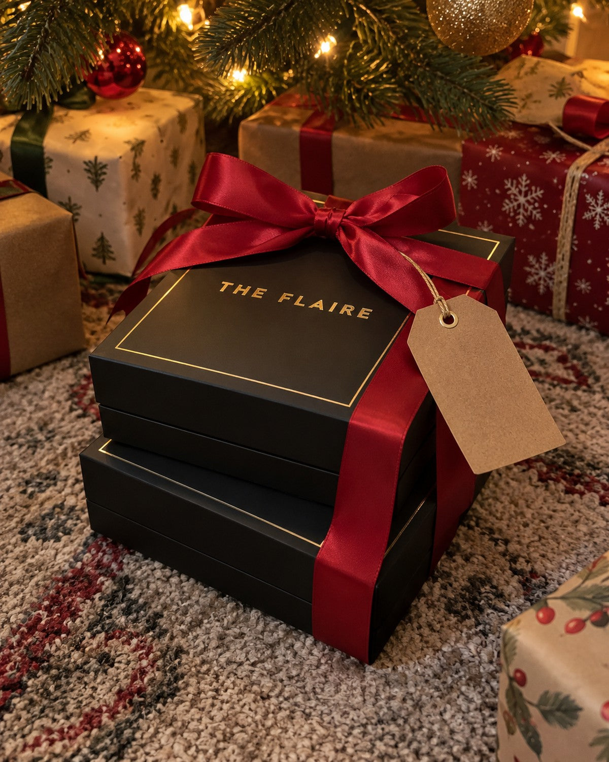 Cuban Bracelet Stack Gift Box Gold gift, The Flaire Gift Edit, image 3
