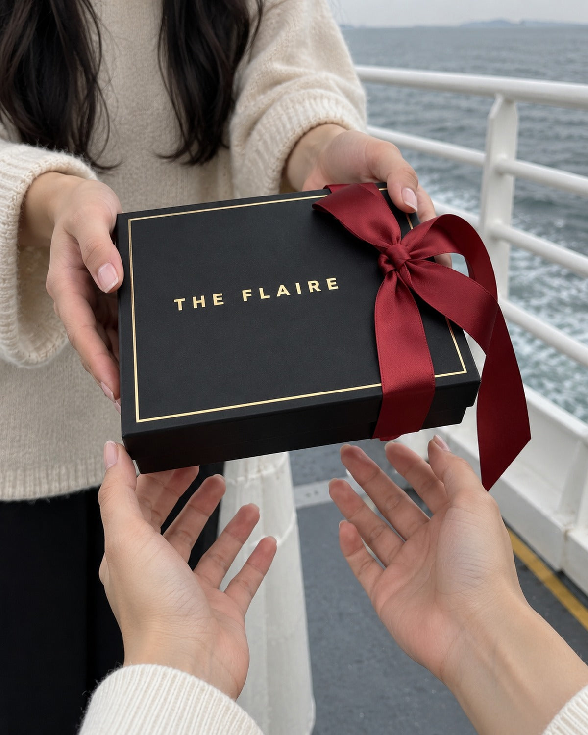 Astra Gift Box Silver: on the ferry
